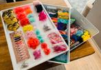 Zeer complete hobby box voor het maken van haaraccessoires., Ophalen of Verzenden, Zo goed als nieuw, Lint, Band of Elastiek