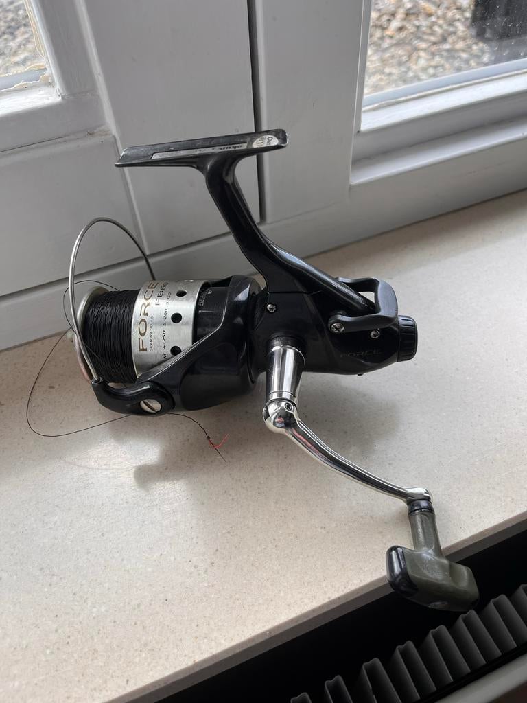 TEAB Okuma Force FB50 en DynaDrag vismolens, Watersport en Boten, Ophalen of Verzenden, Gebruikt, Molen