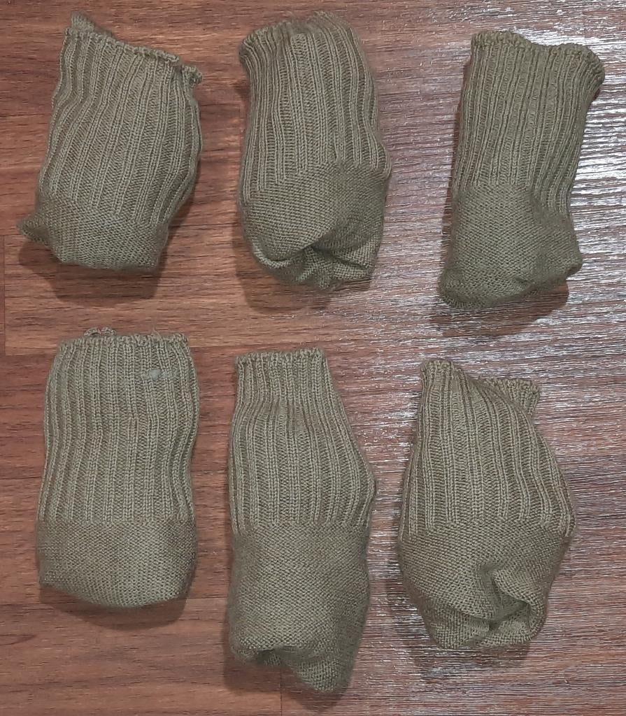 Wollen sokken NL leger defensie Khaki-zandkleur 6 paar, Verzamelen, Ophalen of Verzenden, Landmacht, Nederland, Kleding of Schoenen