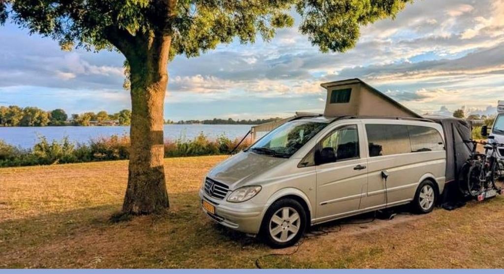 Camper Mercedes Vito Marco Polo kampeerbus, Caravans en Kamperen, Campers, Automaat, Chemisch toilet, Tot en met 2, Diesel