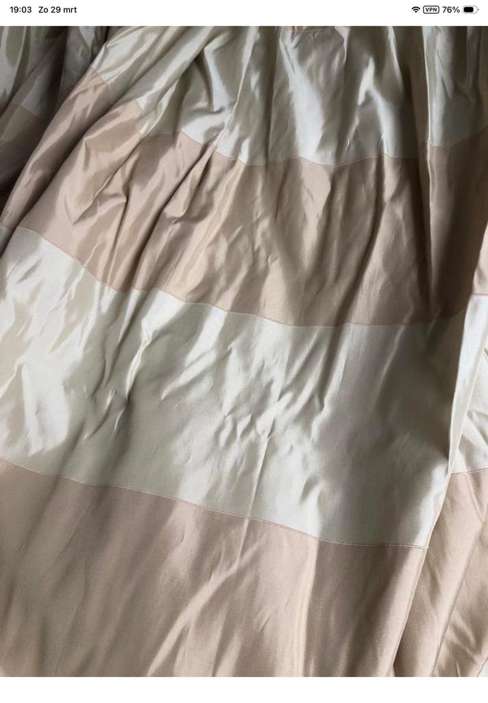 Luxe gordijnen, luxe kwaliteit, gevoerd, klaar ophangen., Gebruikt, 200 cm of meer, Ophalen of Verzenden, Klassiek