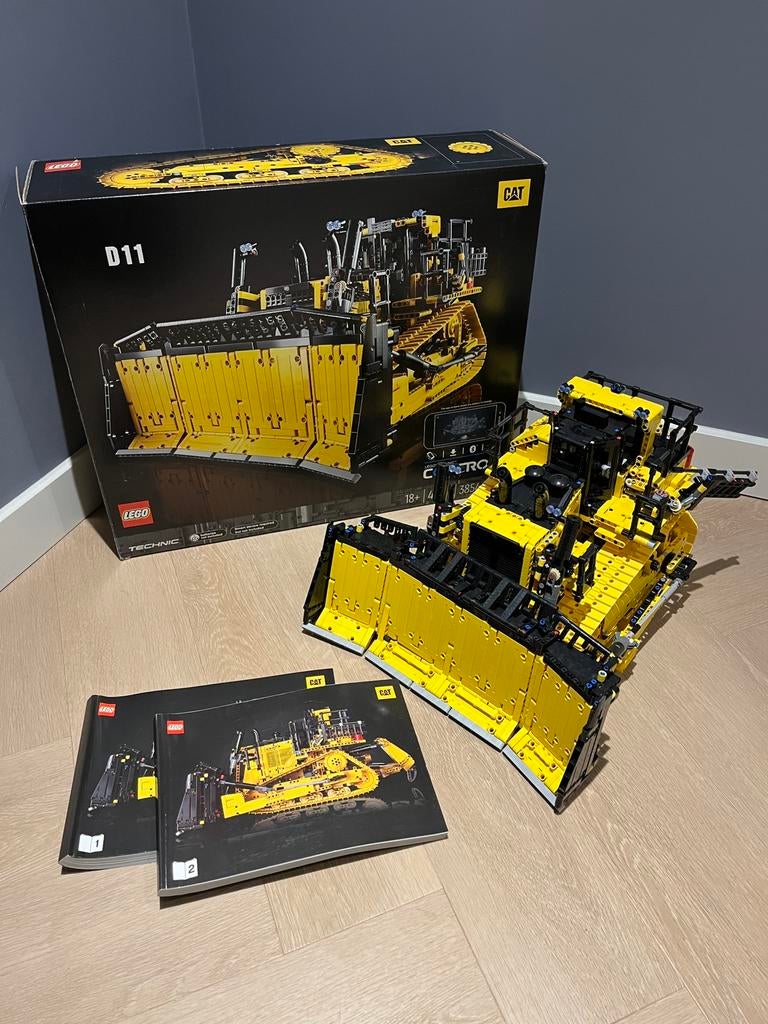 Lego technic 42131 CAT D11 bulldozer, Ophalen, Zo goed als nieuw, Complete set, Lego