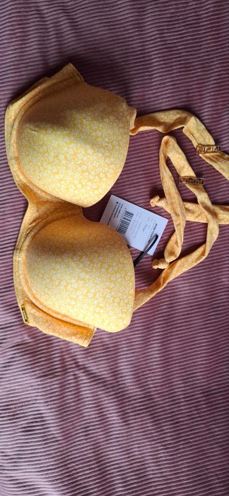 Nieuwe gele bikini met bloemenprint - maat 40, SWIMS, Geel, Nieuw, Ophalen of Verzenden