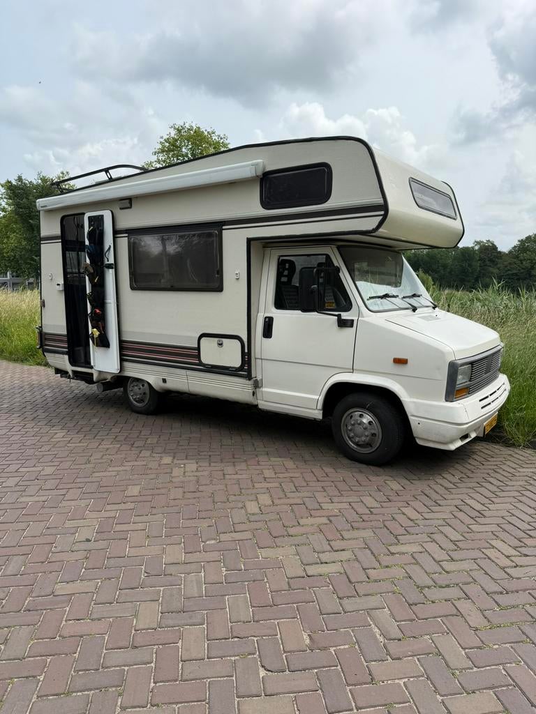 Camper Burstner op gas en benzine kan off-grid, APK 20-7-27, Caravans en Kamperen, Campers, Alkoof, Fiat, 7 tot 12 maanden geleden