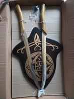 Lord of the Rings Elven zwaarden met wanddisplay, Ophalen of Verzenden, Nieuw