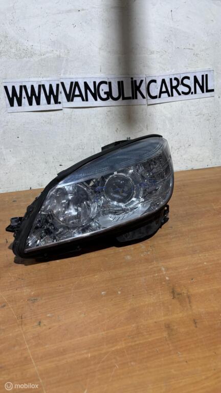Koplamp links  Mercedes C-klasse W204 ('07-'14), Auto-onderdelen, Verlichting, Gebruikt, Mercedes-Benz, Ophalen of Verzenden, Mercedes-Benz