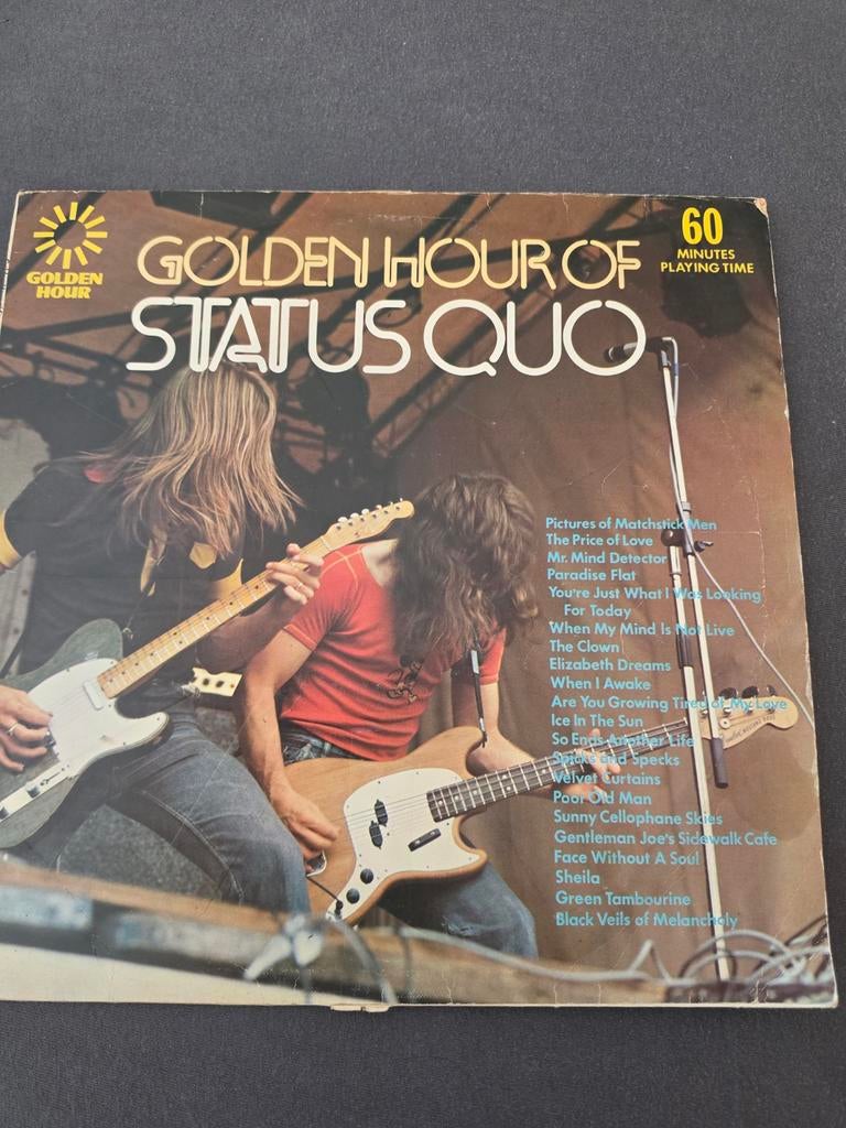 Golden Hour of Status Quo LP, Ophalen of Verzenden