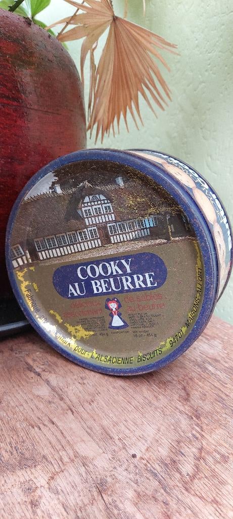Oude blikken doos Cooky au Beurre, Ophalen of Verzenden, Zo goed als nieuw, Koek(jes), Overige merken