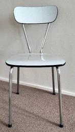 vintage keukenstoel, Huis en Inrichting, Ophalen, Gebruikt, Hout, Wit