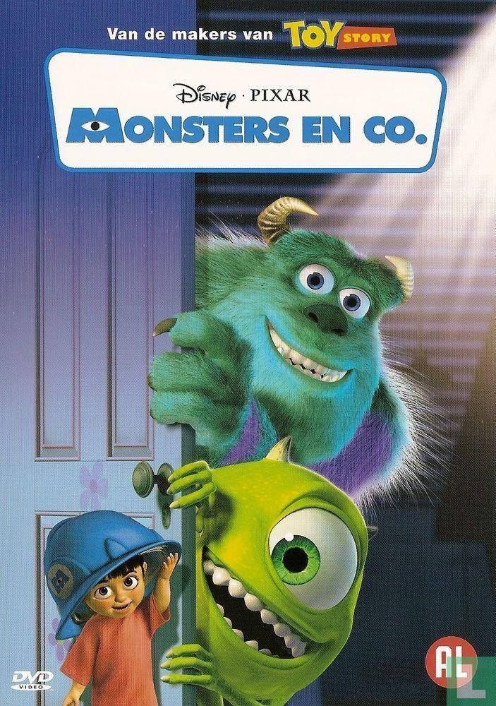 Monsters en Co., Tekenfilm, Ophalen of Verzenden, Zo goed als nieuw, Alle leeftijden