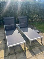 Beliani ligstoelen, Ophalen of Verzenden, Zo goed als nieuw, Aluminium, Verstelbaar