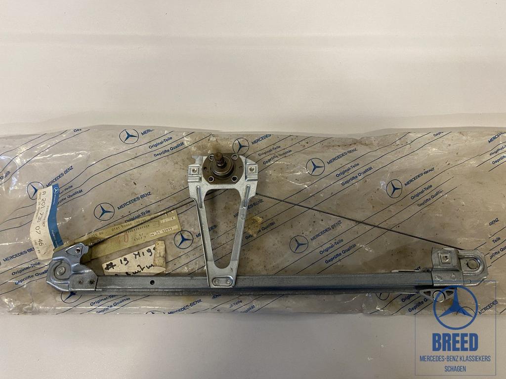 NOS raammechaniek linksachter voor Mercedes-Benz W201, -, Nieuw, Ophalen of Verzenden, -