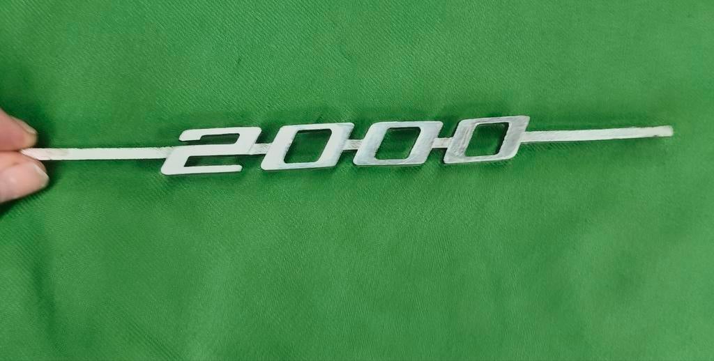 Alfa Romeo Bertone Spider 2000 logo - Gebruikt, Ophalen of Verzenden, Gebruikt, Alfa Romeo