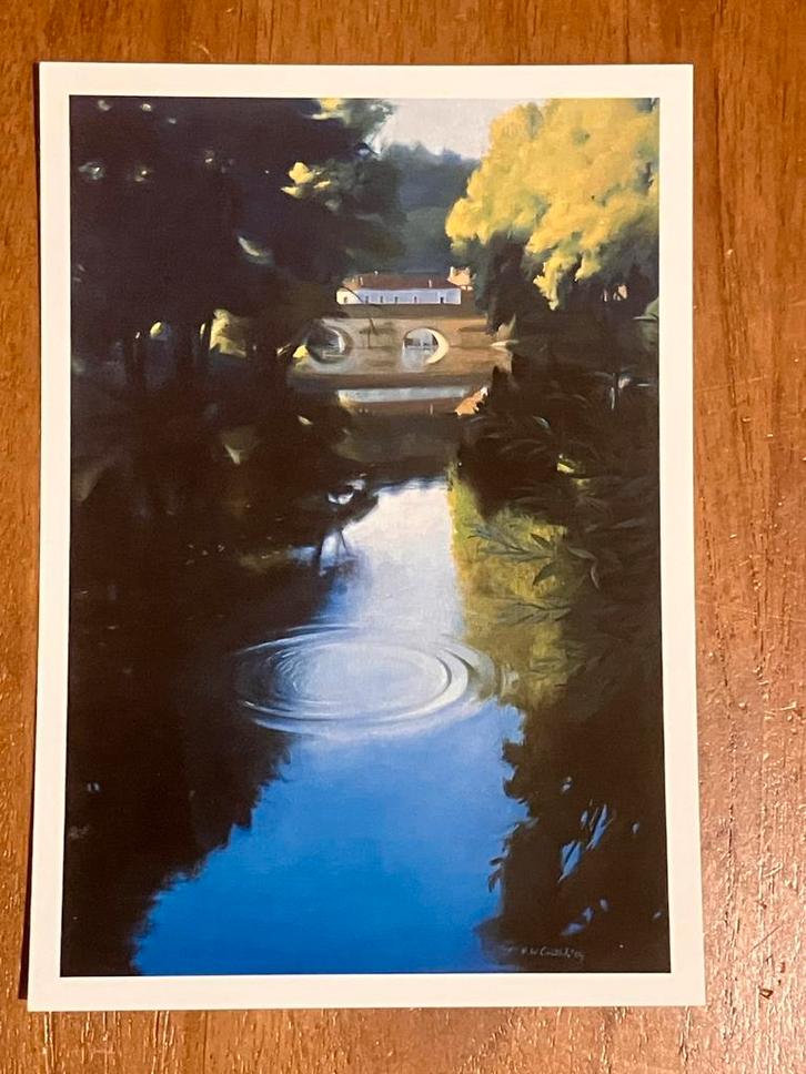 Harold Critchley - "Calm Evening" 1996, Verzamelen, Ansichtkaarten | Themakaarten, Ongelopen, 1980 tot heden, Natuur, Ophalen of Verzenden