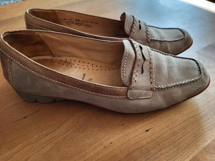 Gabor Hovercraft Instappers - Maat 5.5, Kleding | Dames, Schoenen, Gedragen, Instappers, Beige, Ophalen of Verzenden