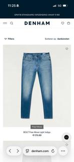 Denham Bolt Skinny Fit Jeans Maat 34/32, Ophalen of Verzenden, Zo goed als nieuw, Blauw, W36 - W38 (confectie 52/54)