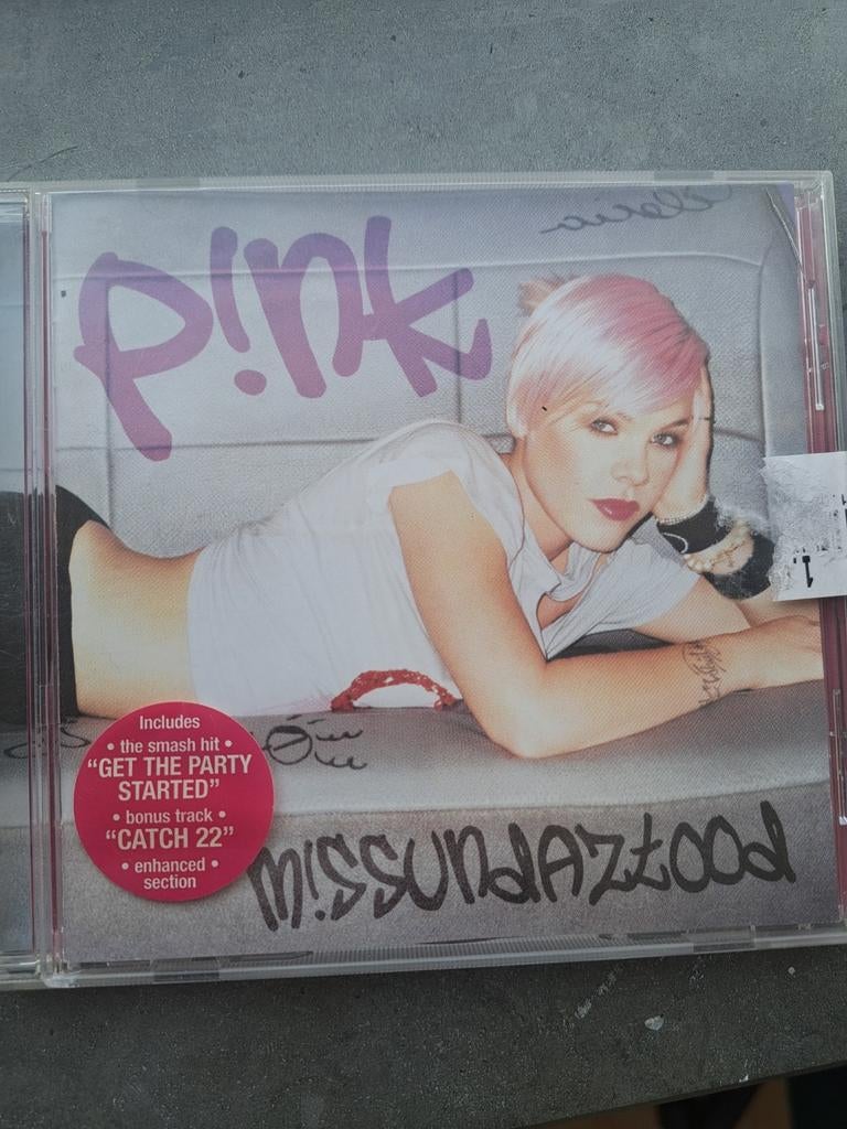 P!nk - Missundaztood CD (met 'Get The Party Started'), Ophalen of Verzenden, Gebruikt