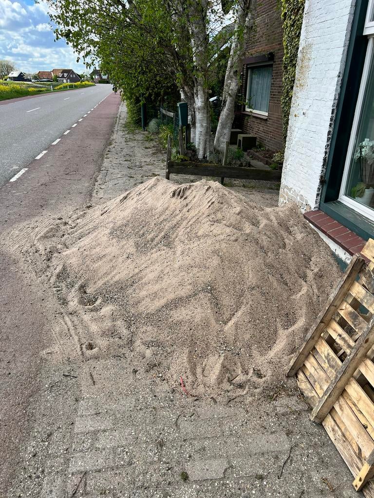 Straatzand / Metselzand / Drainzand - ca. 1 kuub, Tuin en Terras, Zand, Ophalen, Nieuw, Straatzand