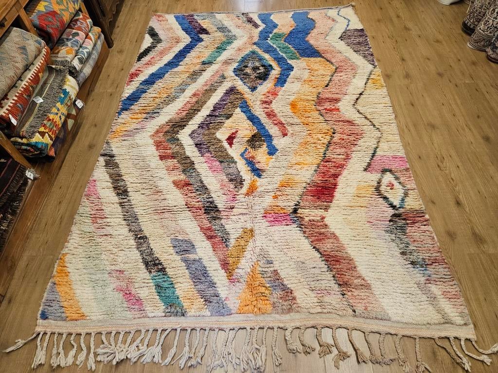 Handgeknoopt oosters tapijt berber Beni Mrirt 285x197, Info@SlatsAntiek.nl, Vof Slats Antiek, Ophalen of Verzenden, 200 cm of meer