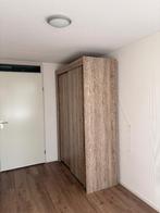 Linnenkast met zweefdeuren, Huis en Inrichting, Kasten | Kledingkasten, 200 cm of meer, 150 tot 200 cm, Eikenhout, Eiken linnenkast