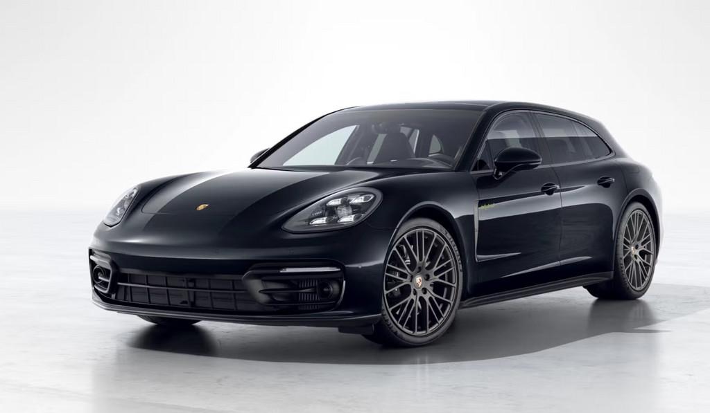 Porsche Panamera 4 E-Hybrid Sport Turismo Platinum Edition, Auto's, Porsche, Gebruikt, 48 km/l, Zwart, Vierwielaandrijving