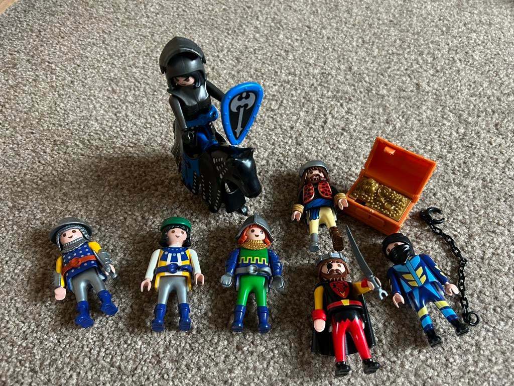 Playmobil 6x o.a. brandweerman, politieagent, diepzeeduiker, Ophalen of Verzenden, Zo goed als nieuw