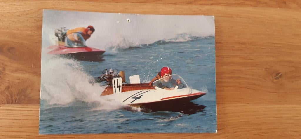 Speedboot kaart, Ophalen of Verzenden, Kaart, Foto of Prent