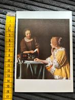 700. Kunstkaart Jan Vermeer, Ophalen of Verzenden, Ongelopen