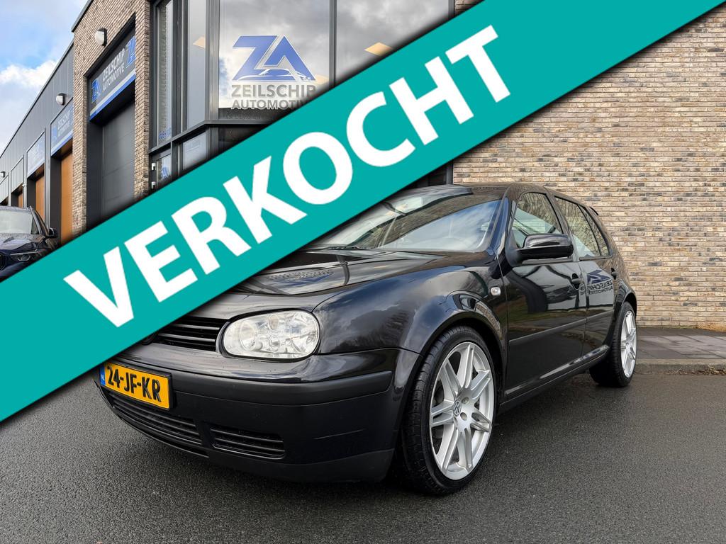 Volkswagen Golf 1.6-16V Comfortline|Airco|Cruis Control|Trek, Voorwielaandrijving, Stof, Zwart, 4 cilinders