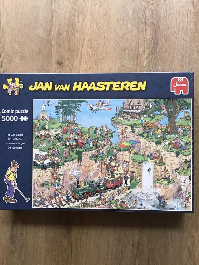 Jan van Haasteren de golfbaan Nieuw, Hobby en Vrije tijd, Denksport en Puzzels, Ophalen of Verzenden, Meer dan 1500 stukjes, Nieuw