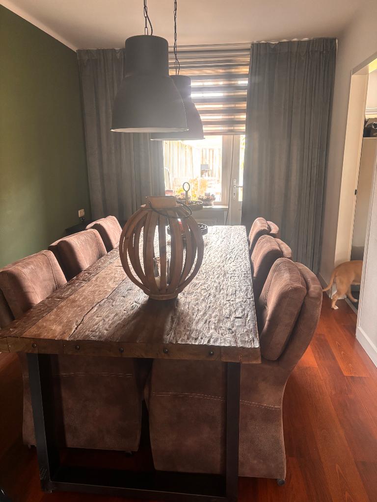 Eettafel, Ophalen, Gebruikt, 200 cm of meer, 50 tot 100 cm