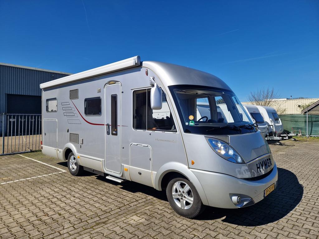 ️ Luxe  HYMER type B 614 SL 2007–  Bomvol opties!, Caravans en Kamperen, Campers, Integraal, Fiat, 7 tot 8 meter, Bedrijf