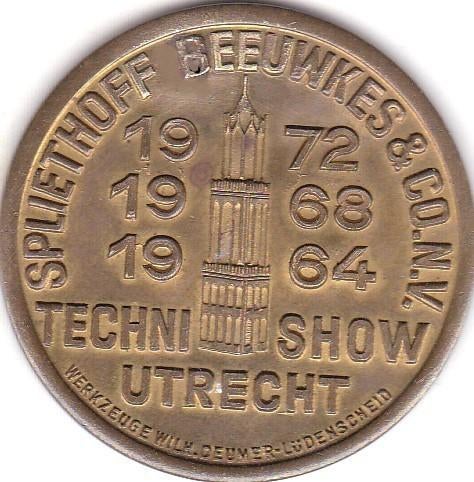 SPLIETHOFF TECHNI SHOW UTRECHT  1964 - 1968 - 1972, Ophalen of Verzenden, Overige materialen