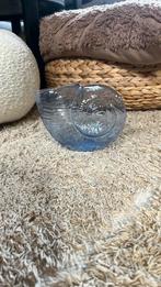 Blauwe glazen schelp vaas – Anna + Nina, ., Ophalen of Verzenden, Zo goed als nieuw, .