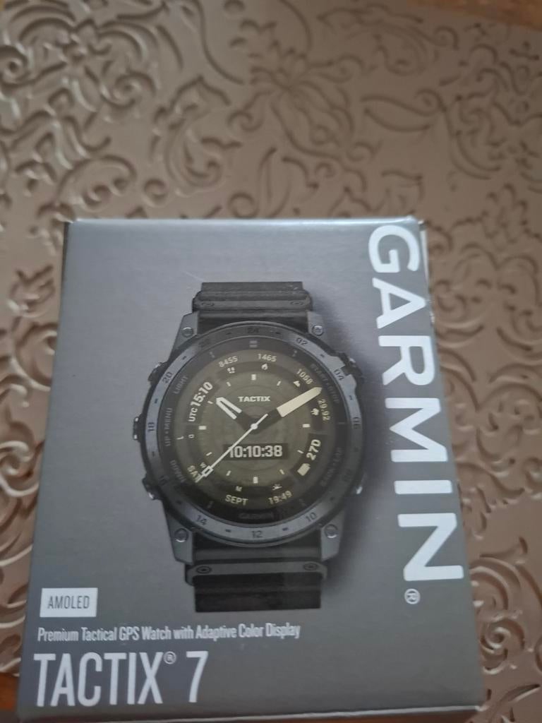 Garmin Tactix 7 AMOLED, Zwart, Garmin, Nieuw, Ophalen of Verzenden