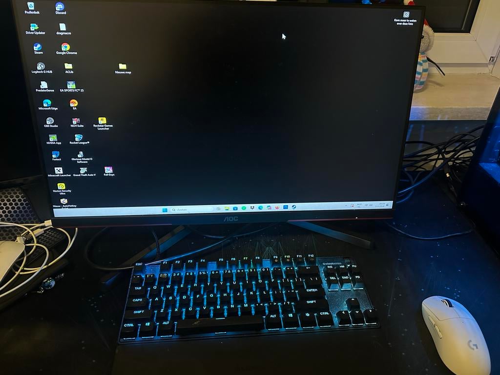 AOC monitor, Computers en Software, Monitoren, IPS, Kantelbaar, Full HD, Ophalen of Verzenden