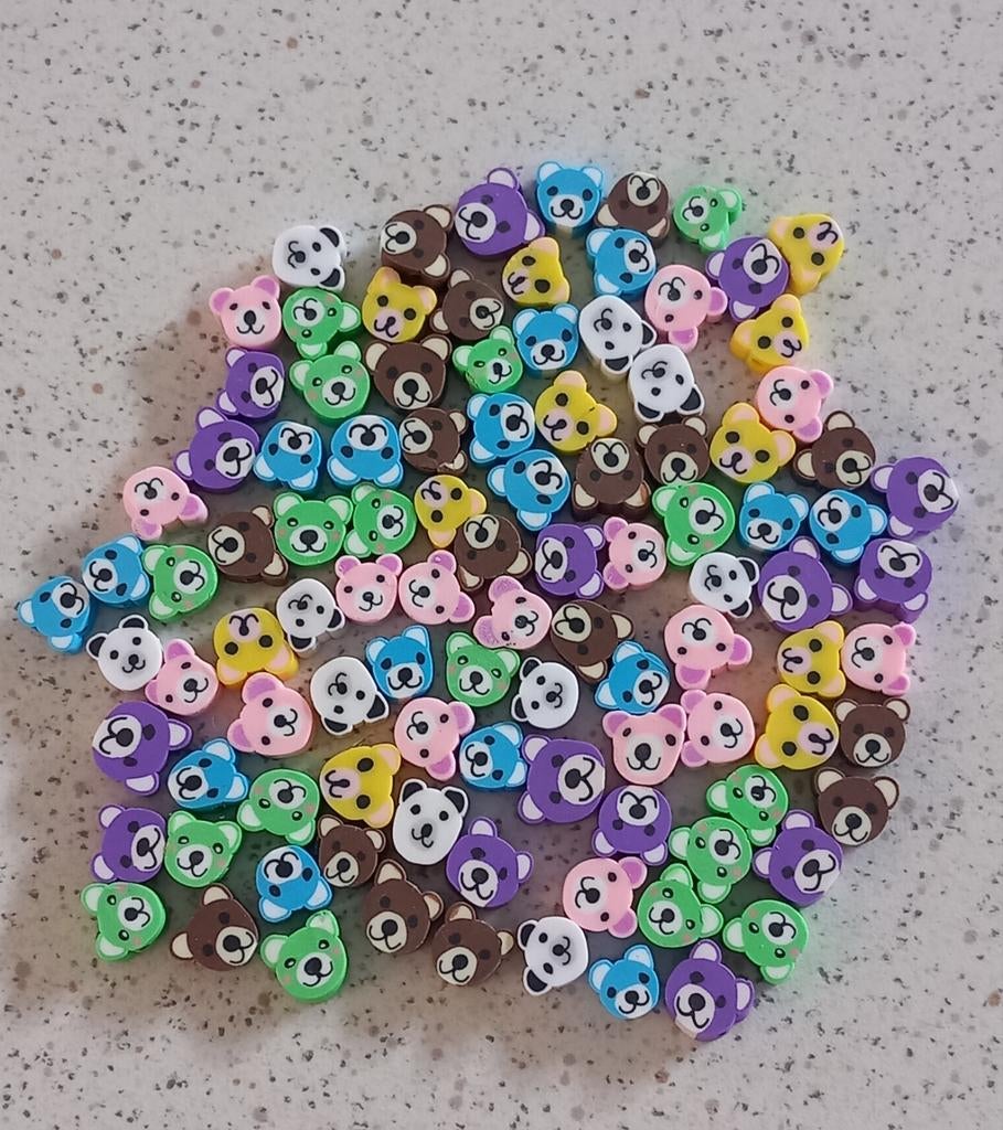 Beertje polymeer kralen, Hobby en Vrije tijd, Kralen en Sieraden maken, Ophalen of Verzenden, Nieuw, Kraal