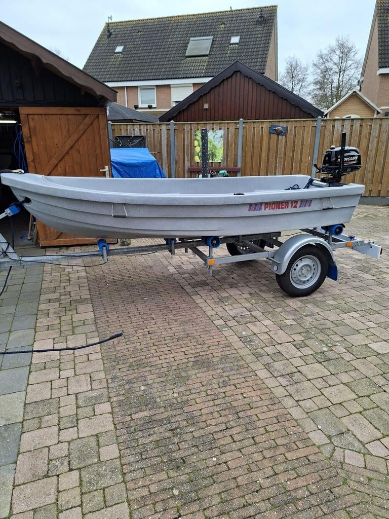 Pioner 12  met 6 pk motor, Watersport en Boten, Ophalen, Gebruikt, Overige typen