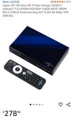 Ugoos 8K Media Player - Krachtige Android TV Box, Audio, Tv en Foto, Mediaspelers, Ophalen of Verzenden, Zo goed als nieuw, HDMI