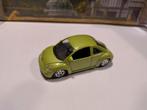 VW New Beetle - Groen 1:60 welly, Ophalen of Verzenden, Gebruikt, Auto, Overige merken