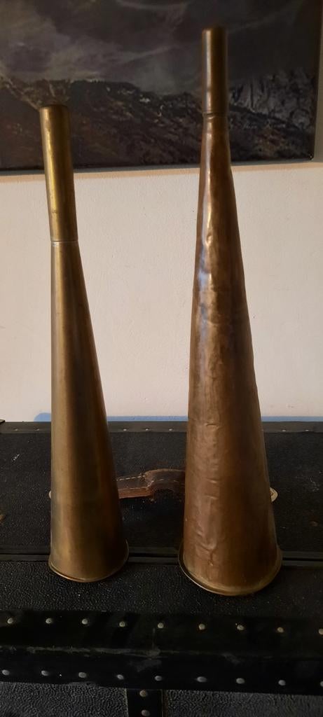 2 antieke scheepstoeters, Ophalen of Verzenden