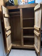 Steigerhouten kledingkast - 190x130x50 cm, Antiek en Kunst, Ophalen