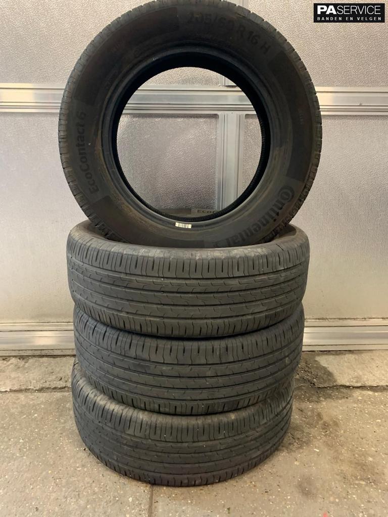 4x Continental 205 60 16 zomerbanden met 5.9 mm, Gebruikt, -, Banden en Velgen, -