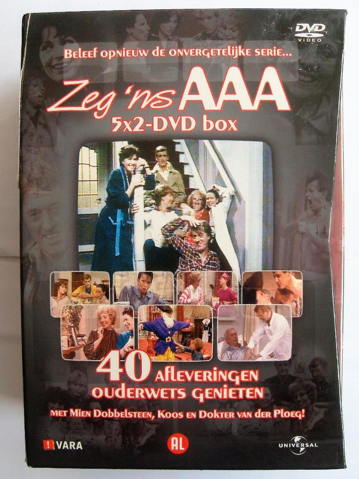 Zeg 'ns AAA - serie 1 t/m 5 (originele dvd's) zeg eens a, Cd's en Dvd's, Dvd's | Tv en Series, Zo goed als nieuw, Komedie, Boxset