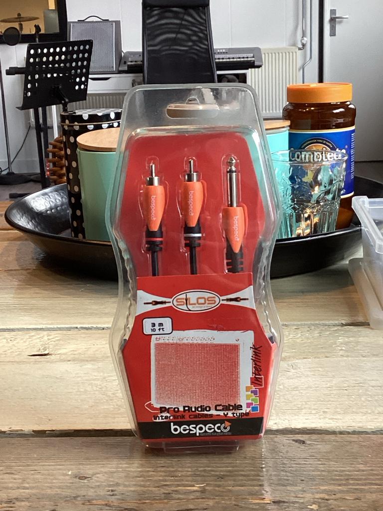 Bespeco Pro Audio Kabel - Interlink Cables Y-type, Ophalen of Verzenden, Nieuw, Apparatuur