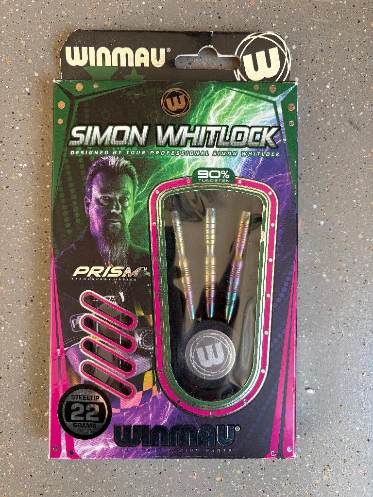 Winmau Simon Whitlock urbangrip 22 gram, Sport en Fitness, Darts, Ophalen of Verzenden, Zo goed als nieuw, Pijlen