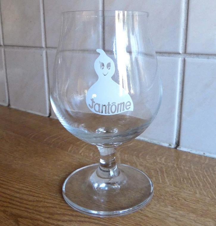 Fantôme glas bierglas Belgisch bier spook opdruk, Verzamelen, Biermerken, Zo goed als nieuw, Glas of Glazen, Overige merken, Ophalen of Verzenden