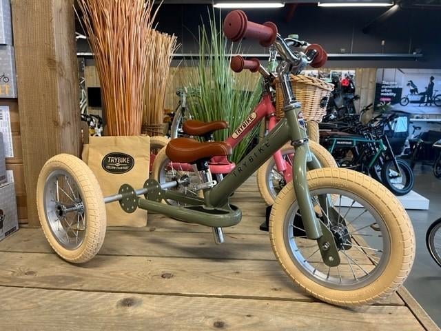 Trybike Steel 2-in-1 Vintage Driewieler loopfiets nu testen, Ophalen of Verzenden, Gebruikt, Loopfiets
