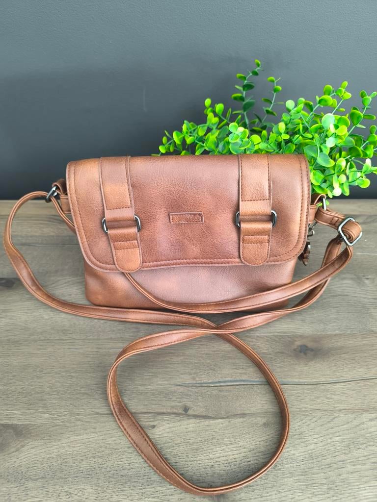 Te koop: tas, Sieraden, Tassen en Uiterlijk, Tassen | Damestassen, Ophalen, Zo goed als nieuw, Bruin, Handtas