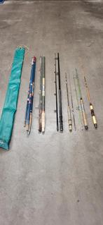 visspullen: hengels, molens, kleinmateriaal. Vintage old, Ophalen, Gebruikt